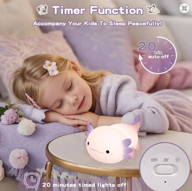 Axolotl Night Light