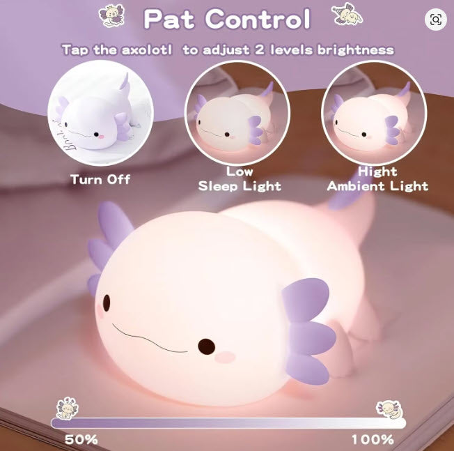 Axolotl Night Light